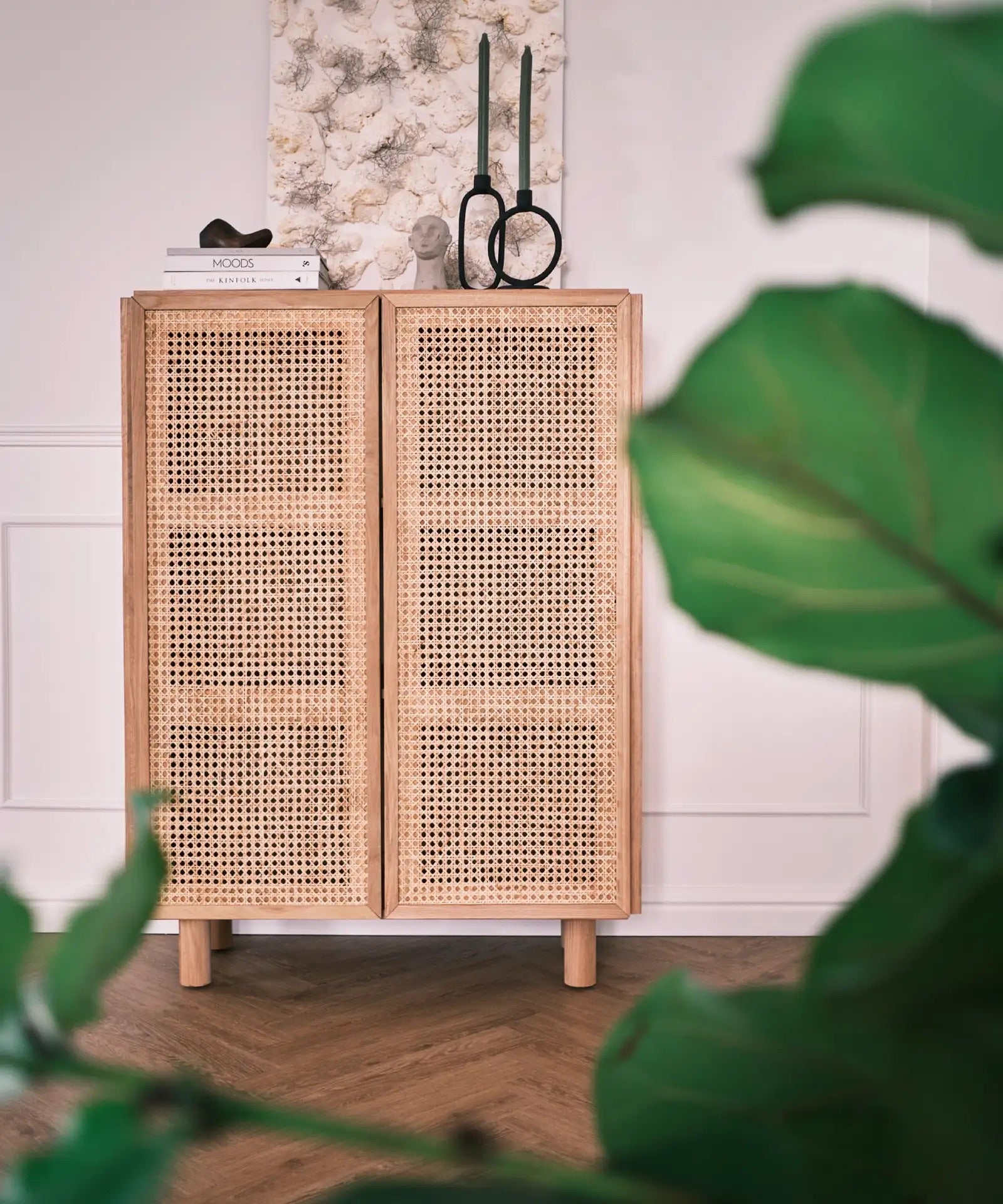 Neo hoge kast - natuurlijk eiken
