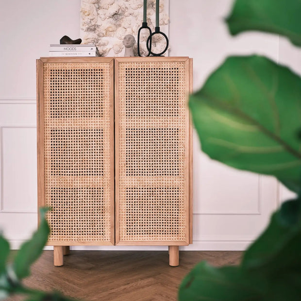 Neo hoge kast - natuurlijk eiken