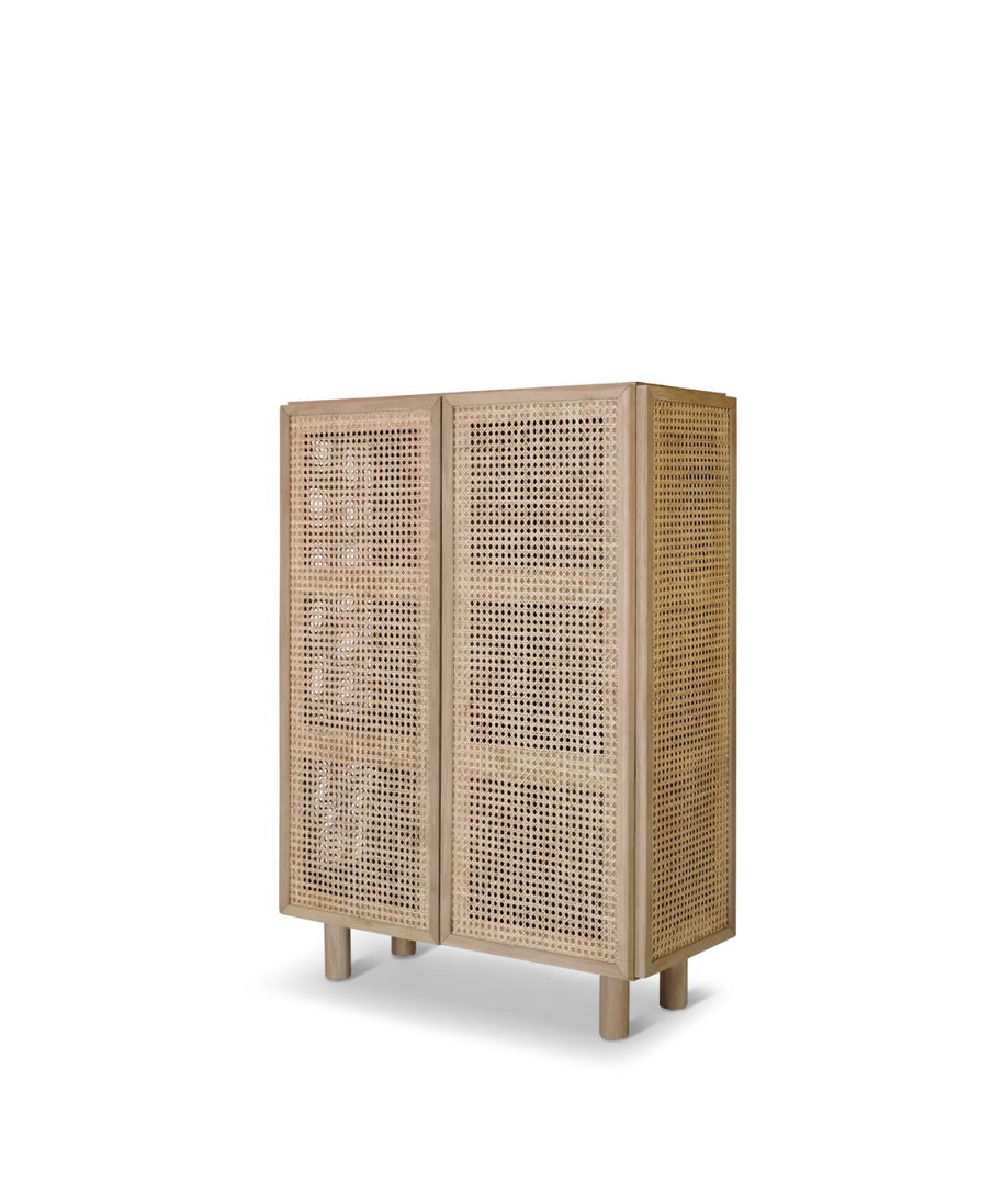 Neo hoge kast - natuurlijk eiken