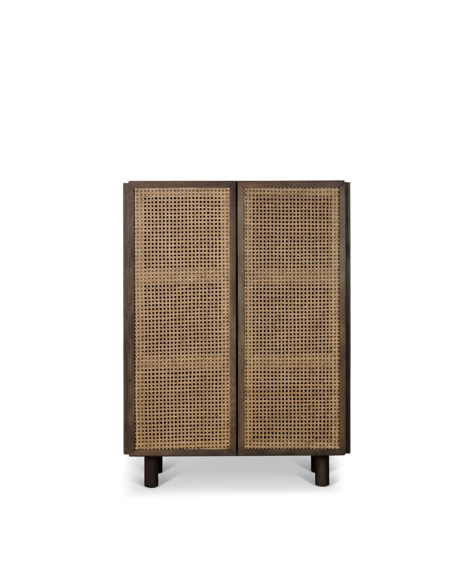 Neo hoog dressoir - gerookt eiken