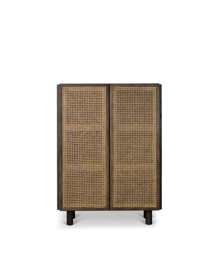 Neo hoog dressoir - gerookt eiken