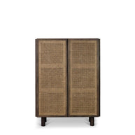 Neo hoog dressoir - gerookt eiken