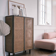 Neo hoog dressoir - gerookt eiken