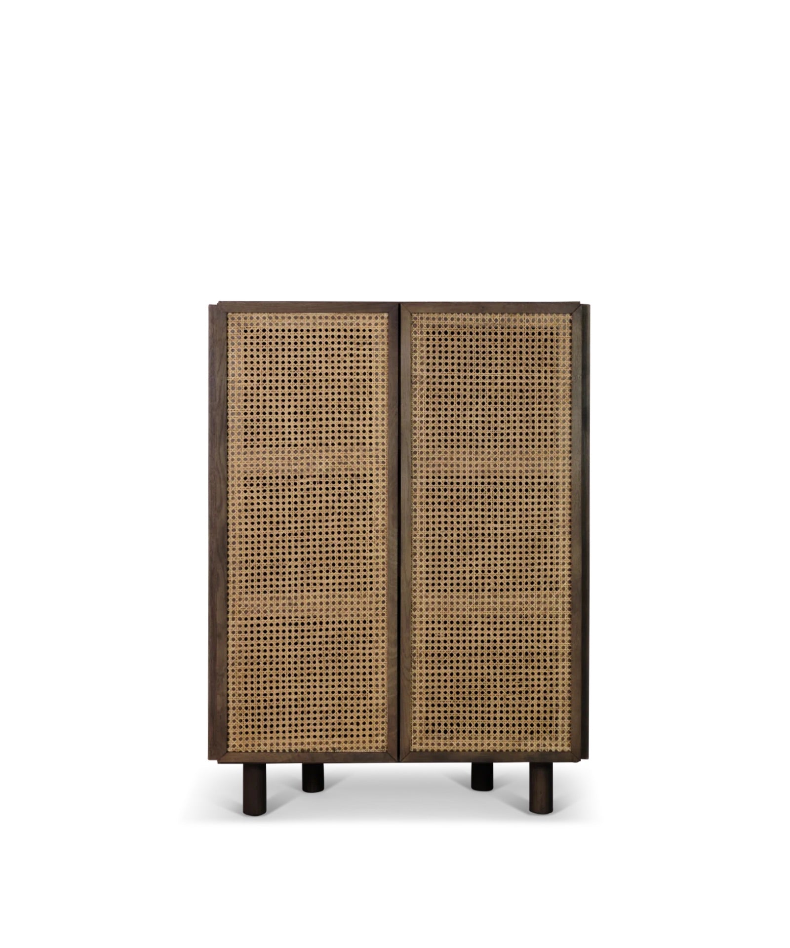 Neo hoog dressoir - gerookt eiken