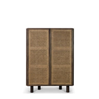 Neo hoog dressoir - gerookt eiken