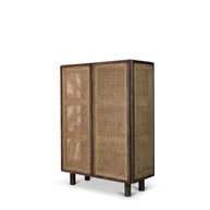Neo hoog dressoir - gerookt eiken