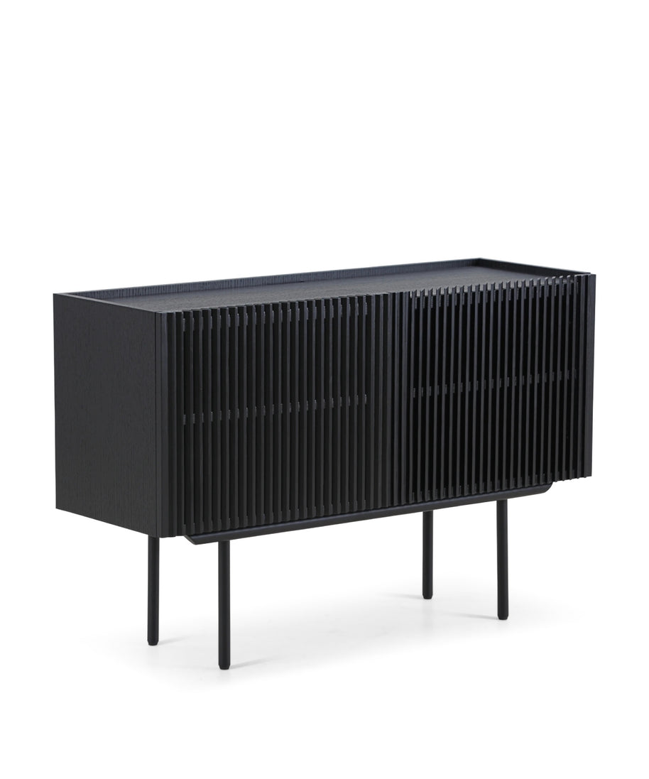 Louvre klein dressoir - zwart eiken