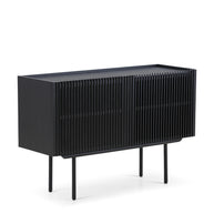 Louvre klein dressoir - zwart eiken