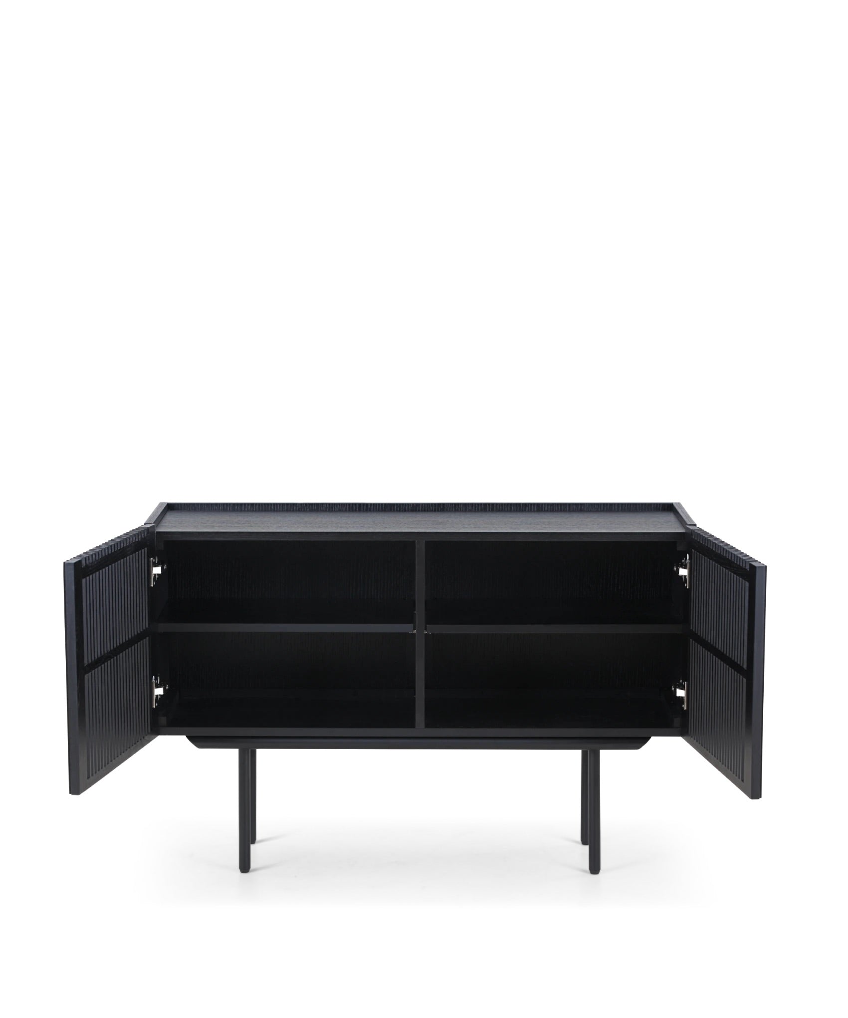Louvre klein dressoir - zwart eiken