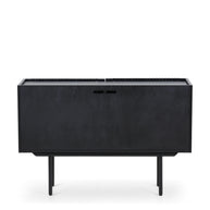 Louvre klein dressoir - zwart eiken