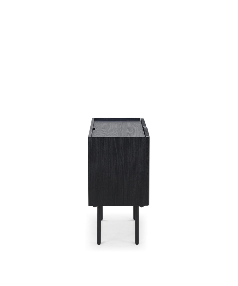 Louvre klein dressoir - zwart eiken
