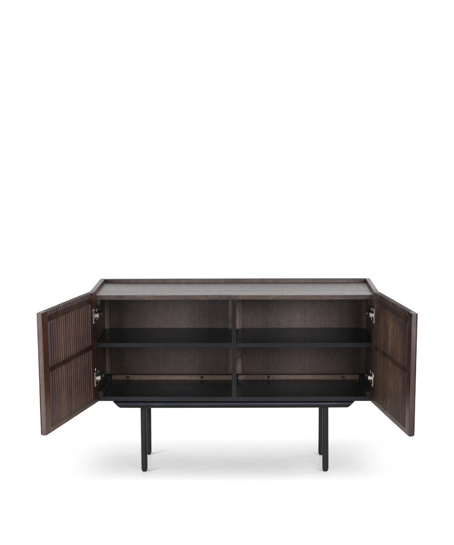 Louvre klein dressoir - gerookt eiken