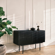 Louvre klein dressoir - gerookt eiken
