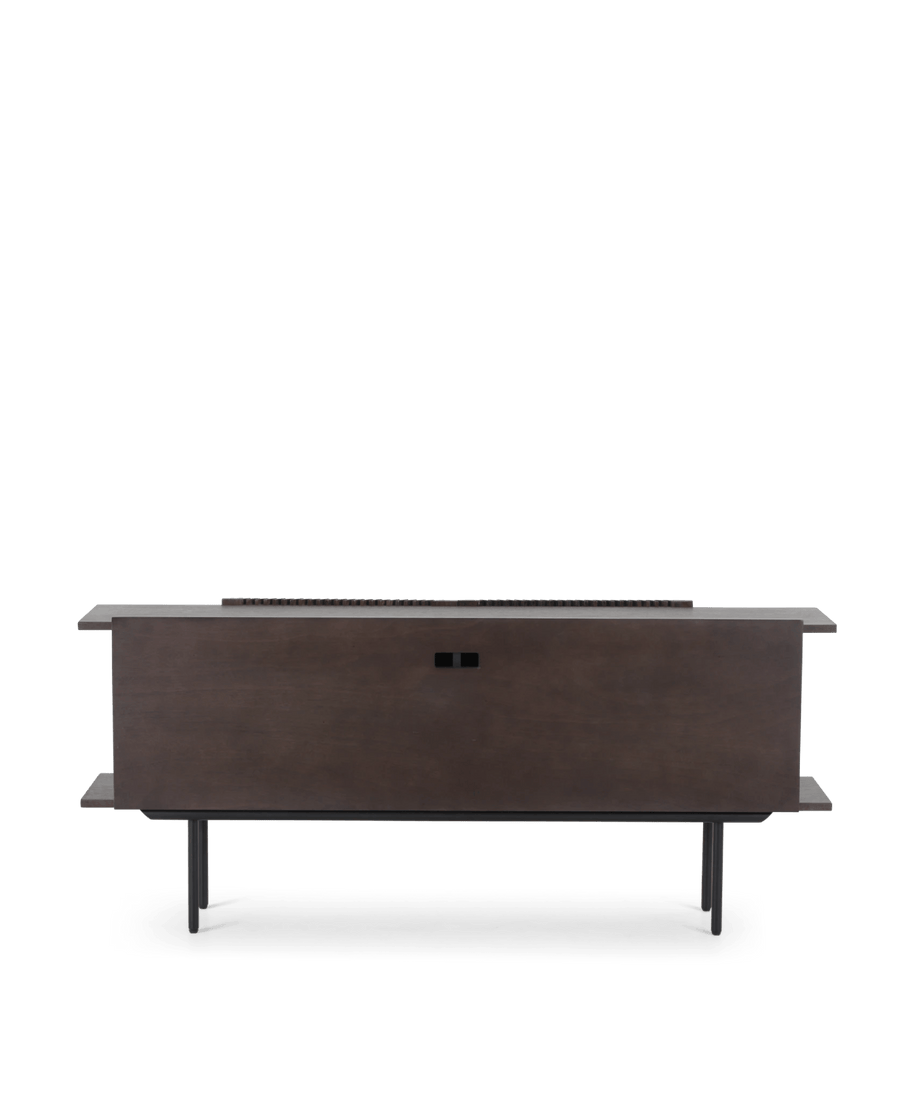 Groot dressoir met lamellen, gerookt eiken - Louvre