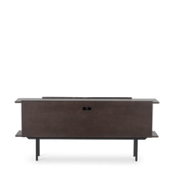Groot dressoir met lamellen, gerookt eiken - Louvre