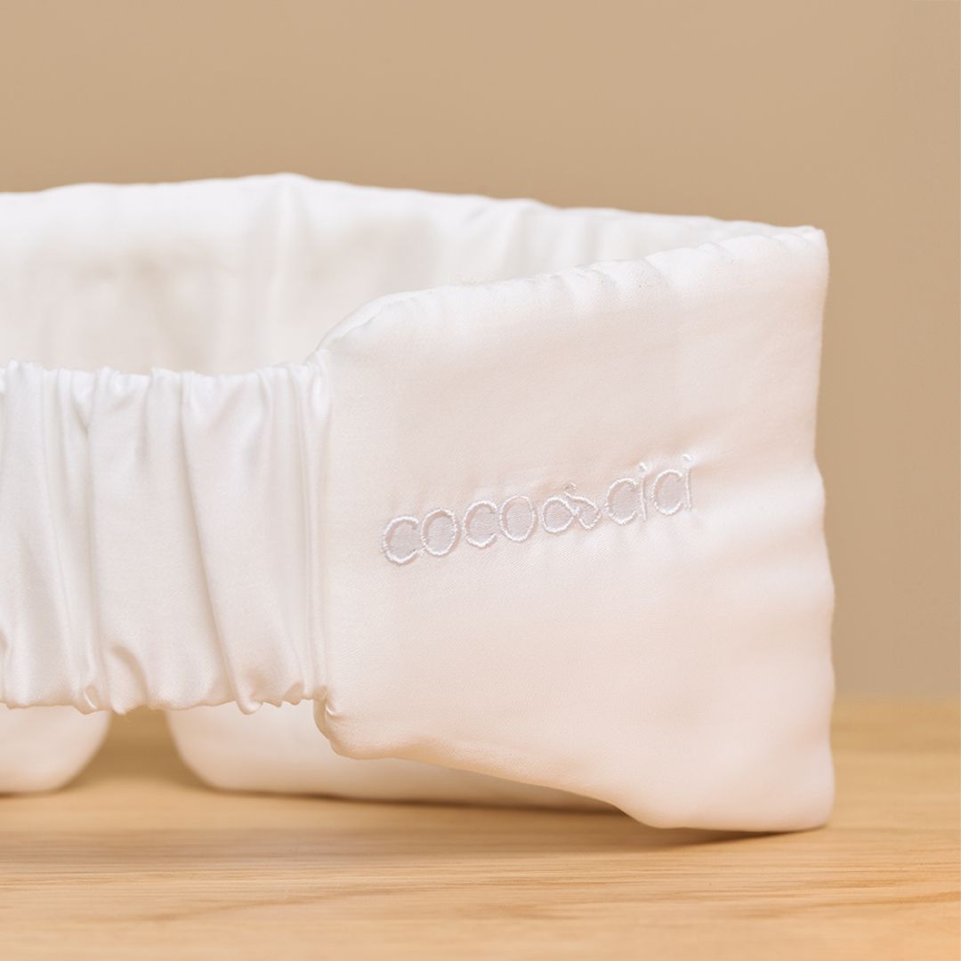 Coco & Cici Satijn Slaapmasker Wit S/M