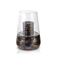 Terroso® Geurlamp Zwart - Marmerglas - Elegant ontwerp