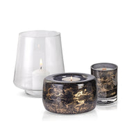Terroso® Geurlamp Zwart - Marmerglas - Elegant ontwerp