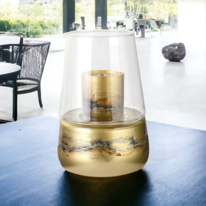 Terroso® Geurlamp Goud - Glas Marmer - Elegant Ontwerp