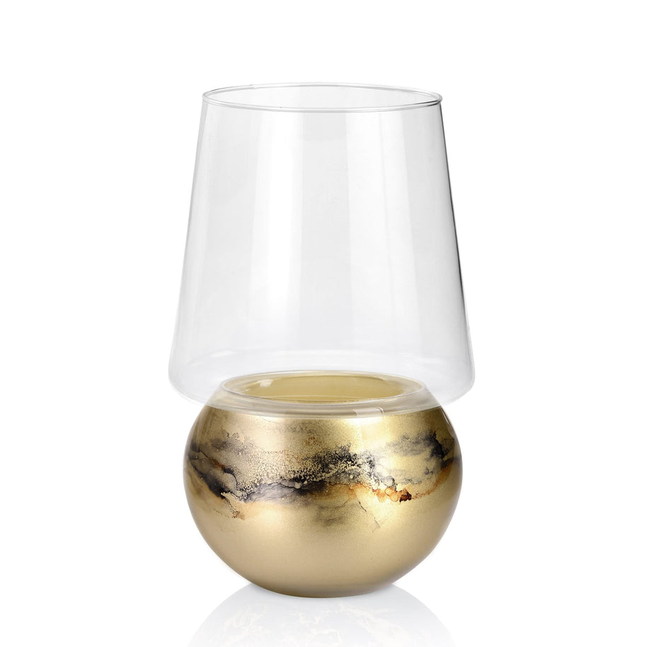 Terroso® Franse Geurkaars Goud - Marmerglas - Elegant Ontwerp