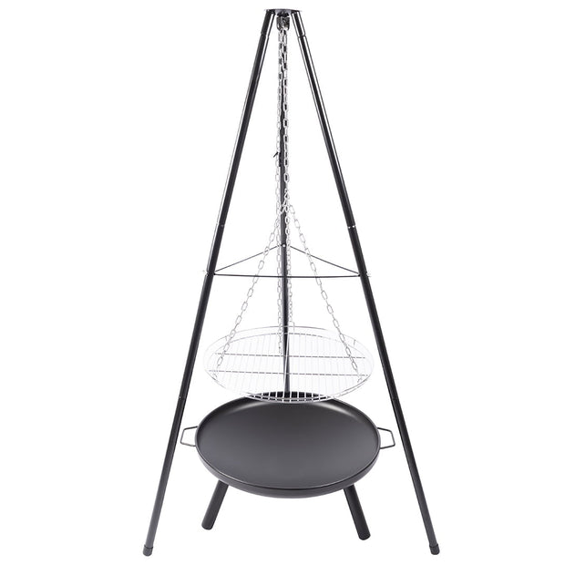 El Paso Barbecue Driepoot Zwart/Zilver
