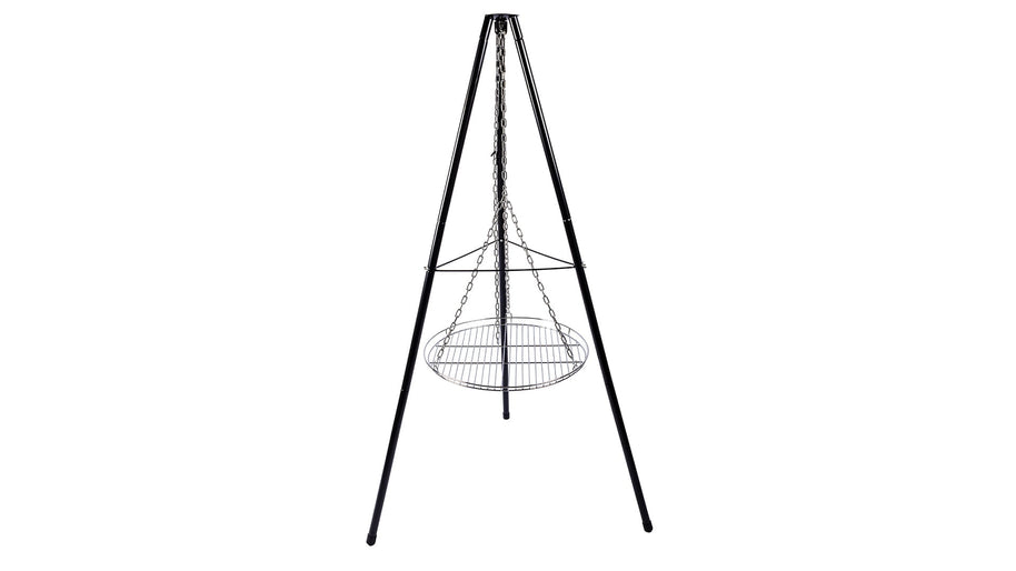 El Paso Barbecue Driepoot Zwart/Zilver