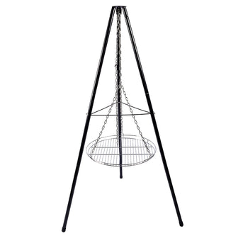 El Paso Barbecue Driepoot Zwart/Zilver