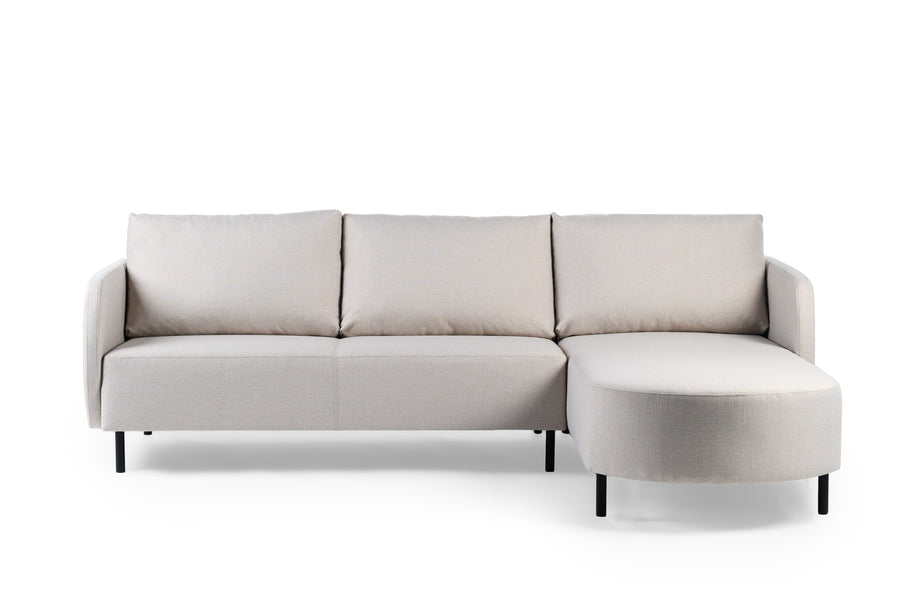 3-zitsbank chaise longue L+R, stof Urban, U460 beige