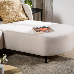 3-zitsbank chaise longue L+R, stof Urban, U460 beige