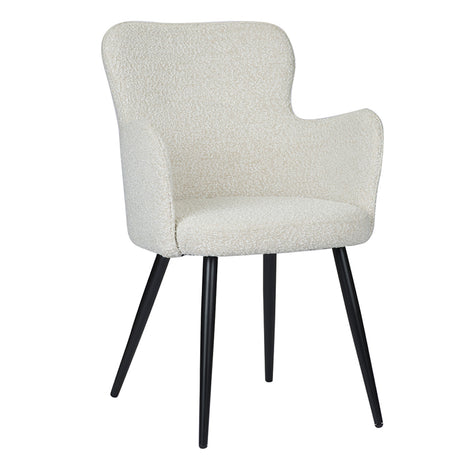Eetkamerstoelen Wing eetkamerstoel white pearl