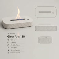 vtwonen tafelhaard Glow Aris 180