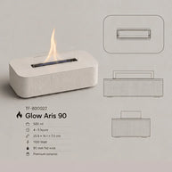 vtwonen tafelhaard Glow Aris 90