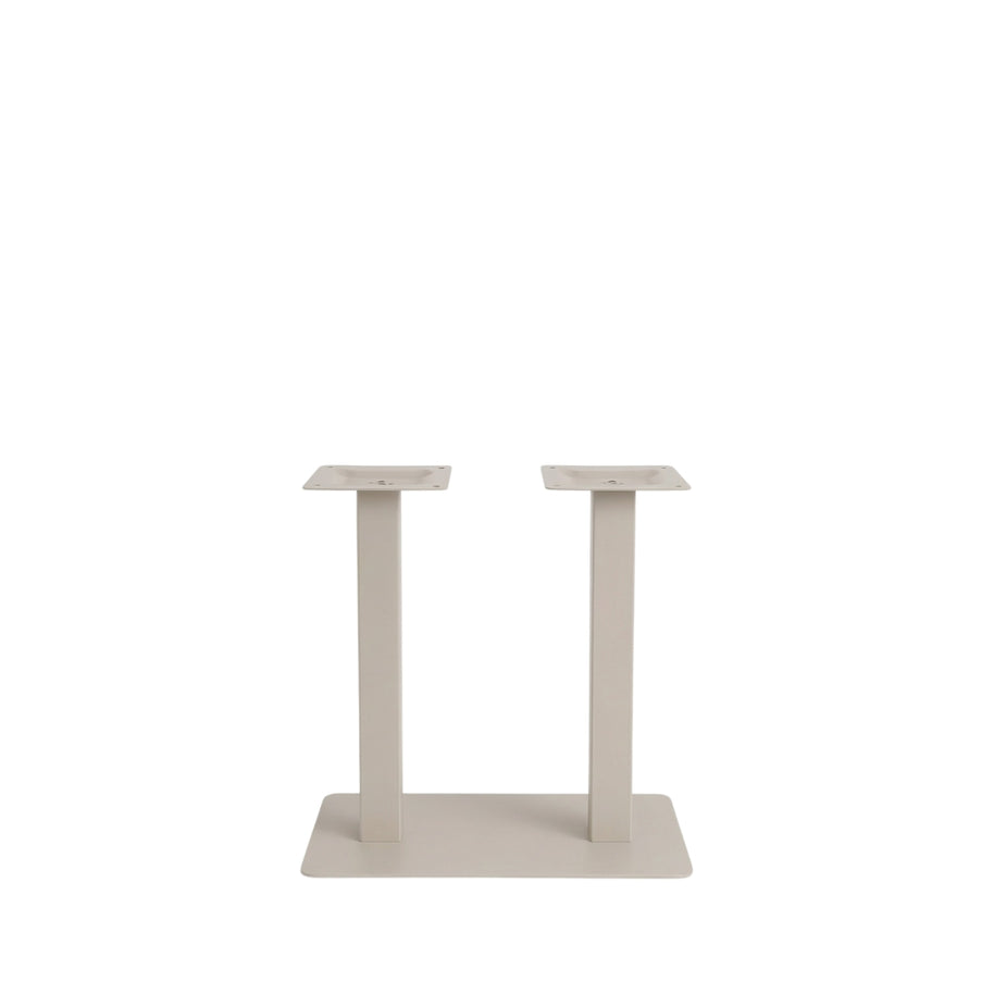 LABEL51 Eetkamertafels Tafelpoot Dubbel - Taupe - Metaal - 72 cm