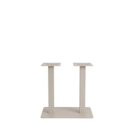 LABEL51 Eetkamertafels Tafelpoot Dubbel - Taupe - Metaal - 72 cm