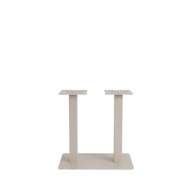 LABEL51 Eetkamertafels Tafelpoot Dubbel - Taupe - Metaal - 72 cm