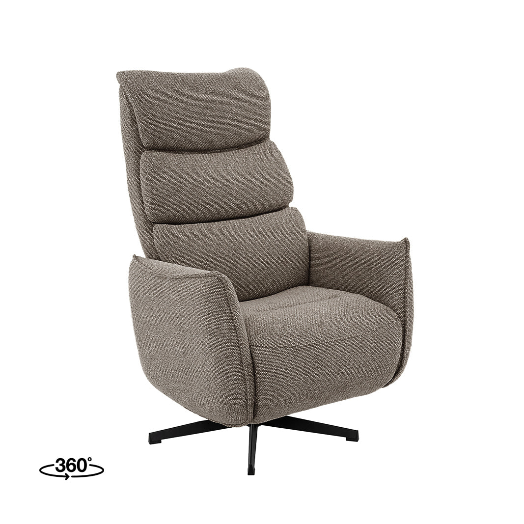LABEL51 Fauteuils Goteborg - Mushroom - Boucle - 2-Motorig