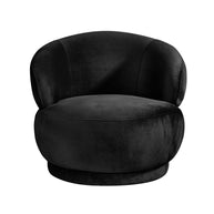 LABEL51 Fauteuils Lobby - Zwart - Velvet - 1-Zits
