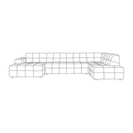 LABEL51 Banken Lorenzo - Royal Boucle Forest 356 - Boucle - U-Bank Rechts