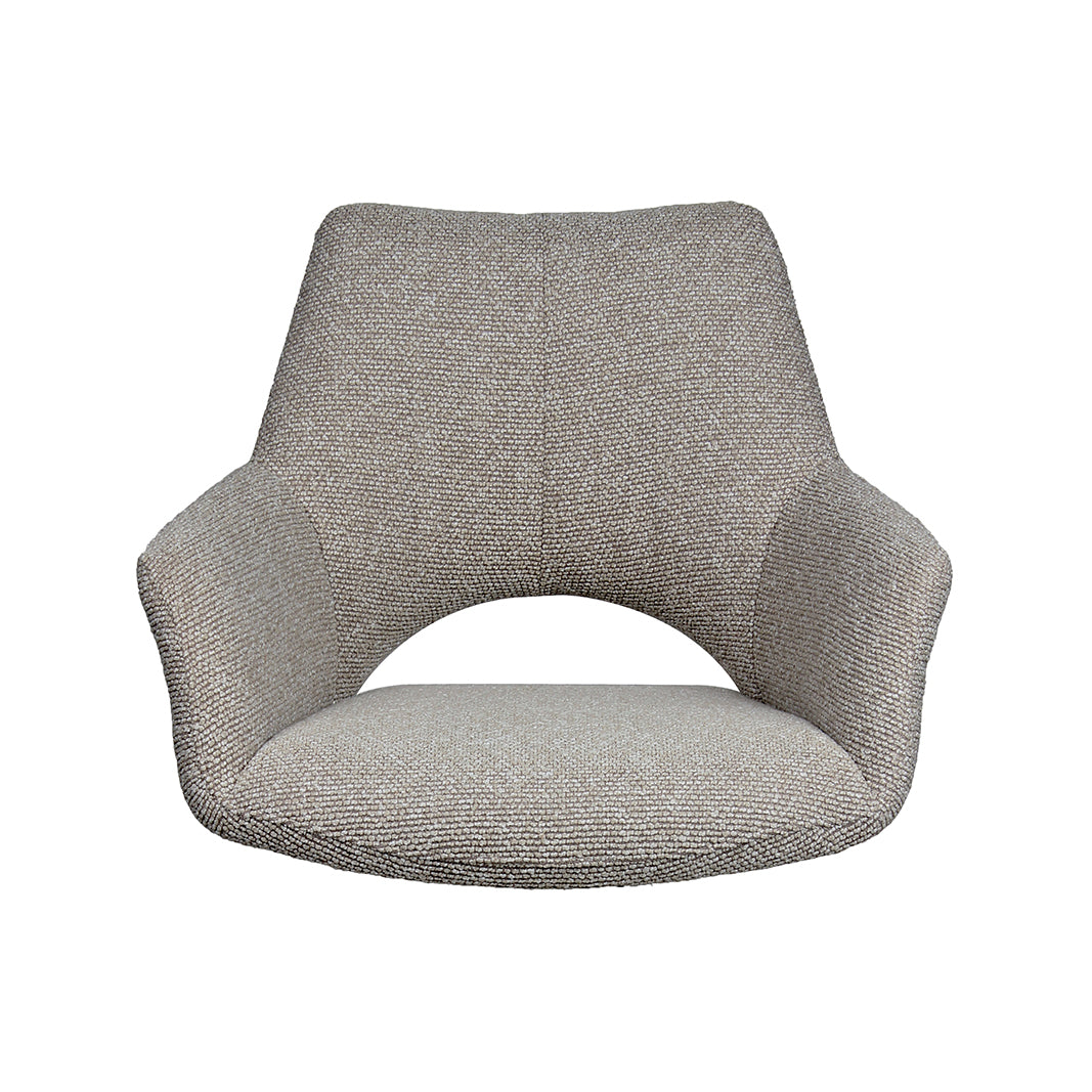 LABEL51 Eetkamerstoelen Mix and Match - Mushroom - Boucle - One Size
