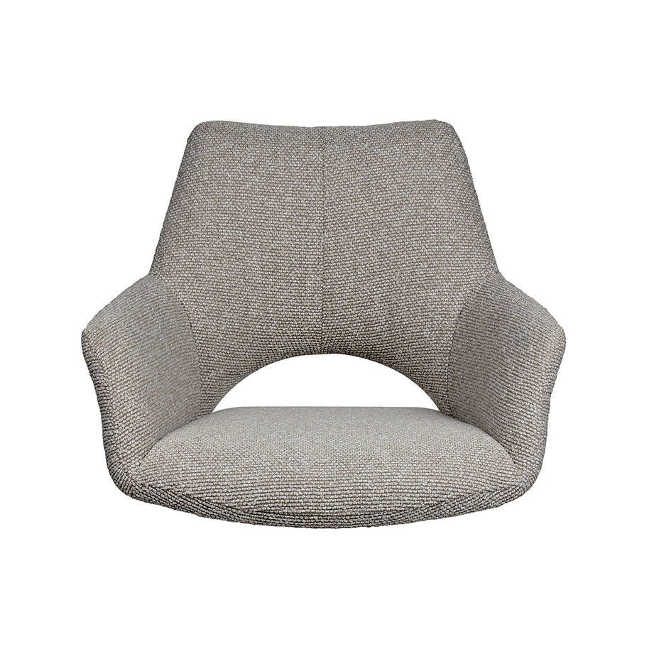 LABEL51 Eetkamerstoelen Mix and Match - Mushroom - Boucle - One Size