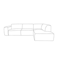 LABEL51 Hoekbanken Verona - Royal Boucle Forest 356 - Boucle - Hoekbank Rechts
