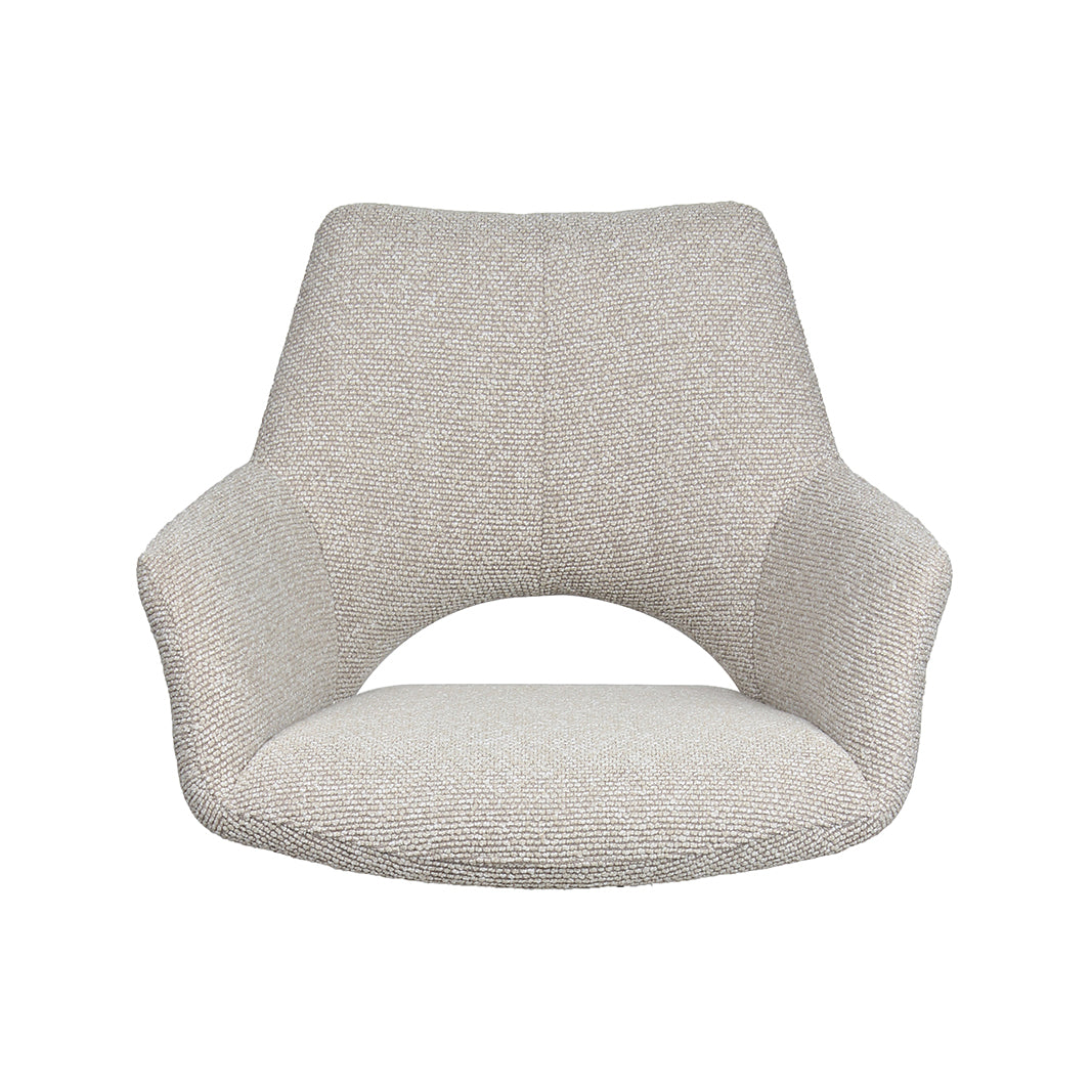 LABEL51 Eetkamerstoelen Mix and Match - Naturel - Boucle - One Size