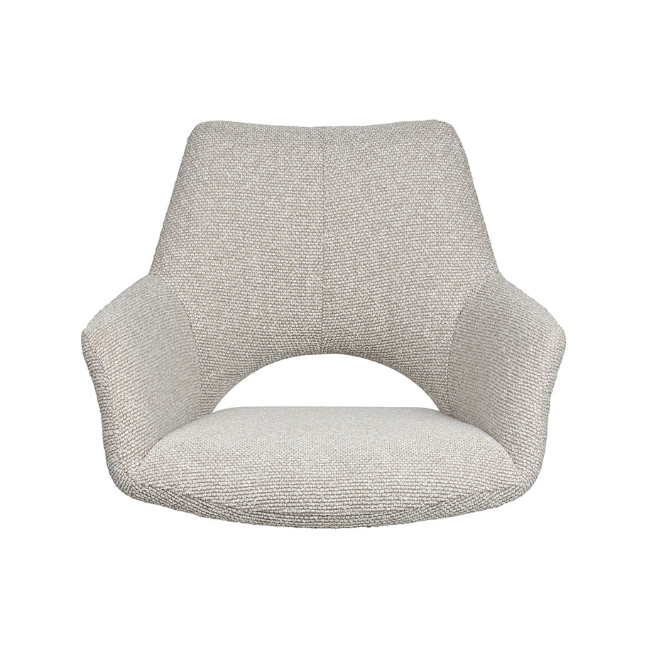 LABEL51 Eetkamerstoelen Mix and Match - Naturel - Boucle - One Size