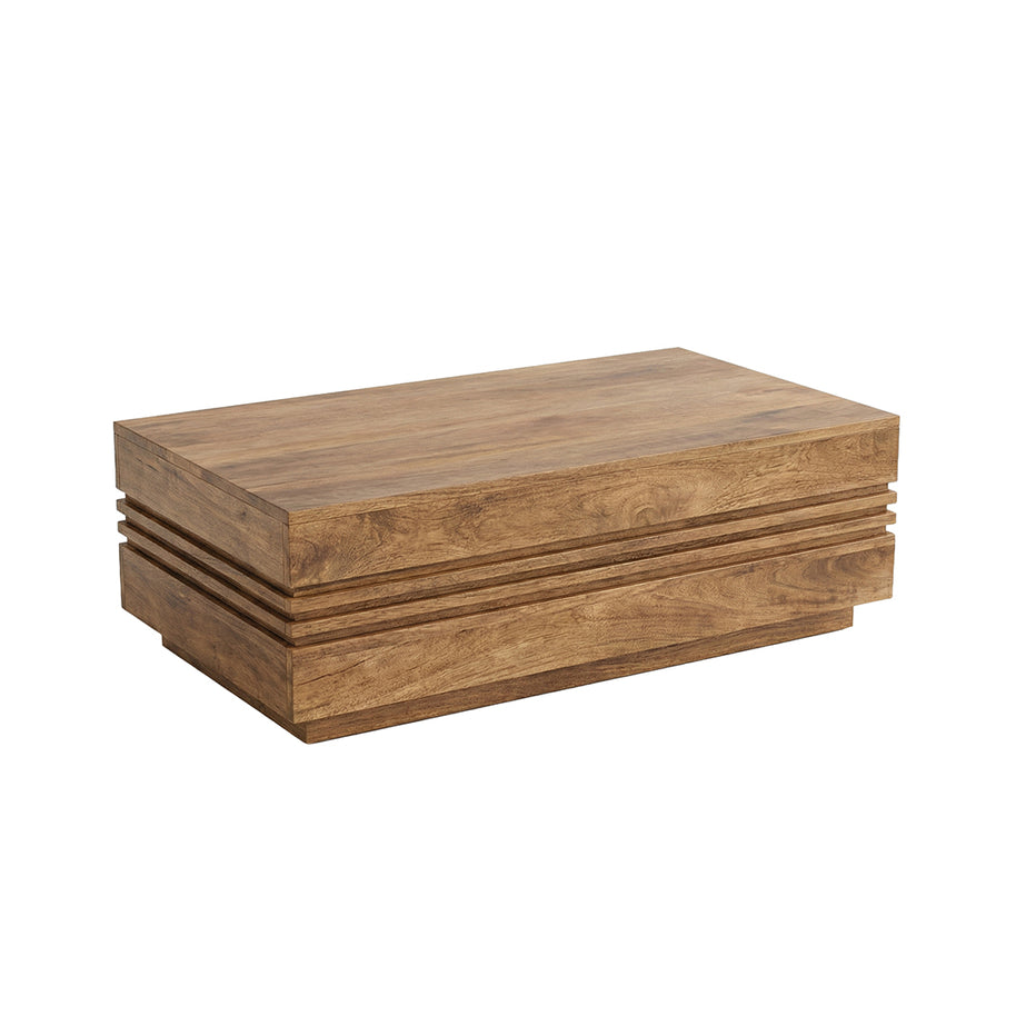 LABEL51 Salontafels Notch - Nature Smooth - Mangohout - 110 cm