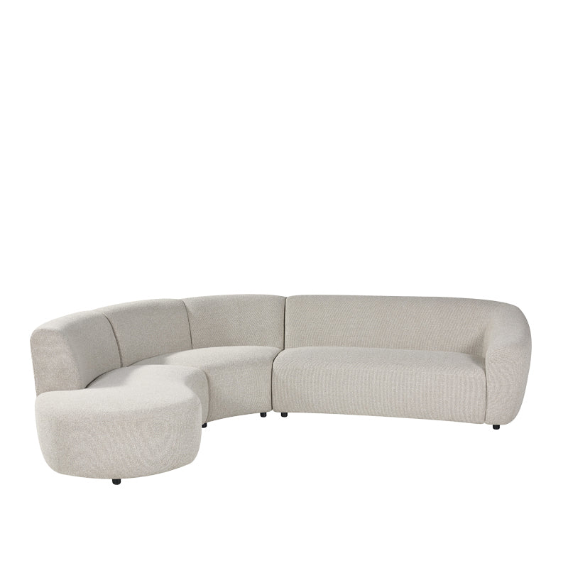 LABEL51 Hoekbanken Florence - Naturel - Boucle - Hoekbank Links