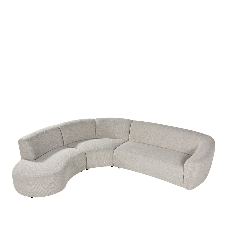LABEL51 Hoekbanken Florence - Naturel - Boucle - Hoekbank Links