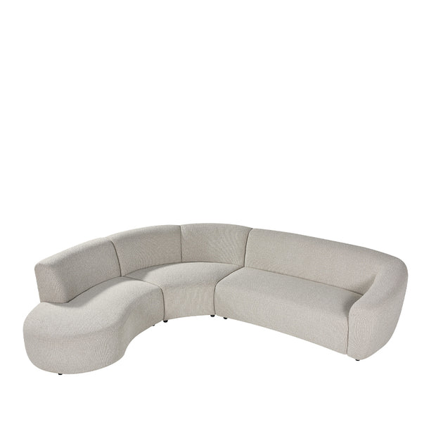 LABEL51 Hoekbanken Florence - Naturel - Boucle - Hoekbank Links