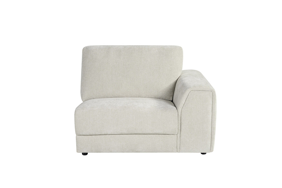 LABEL51 Banken Tivoli - Naturel - Chenille - 1,5-Zits Rechts