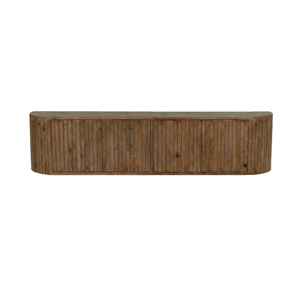 LABEL51 Tv-Meubels Miya - Nature Smooth - Mangohout - 220 cm