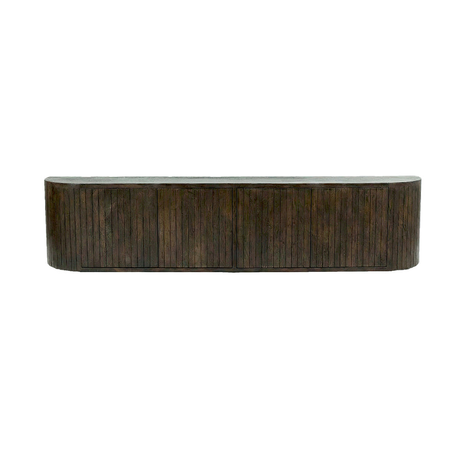 LABEL51 Tv-Meubels Miya - Espresso - Mangohout - 220 cm
